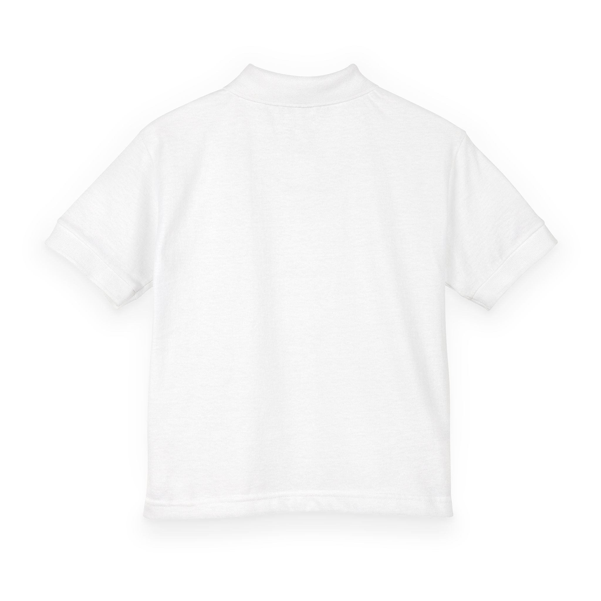 Youth Polo — "Trust God, Scammers" Chest Patch Polo (Kids)
