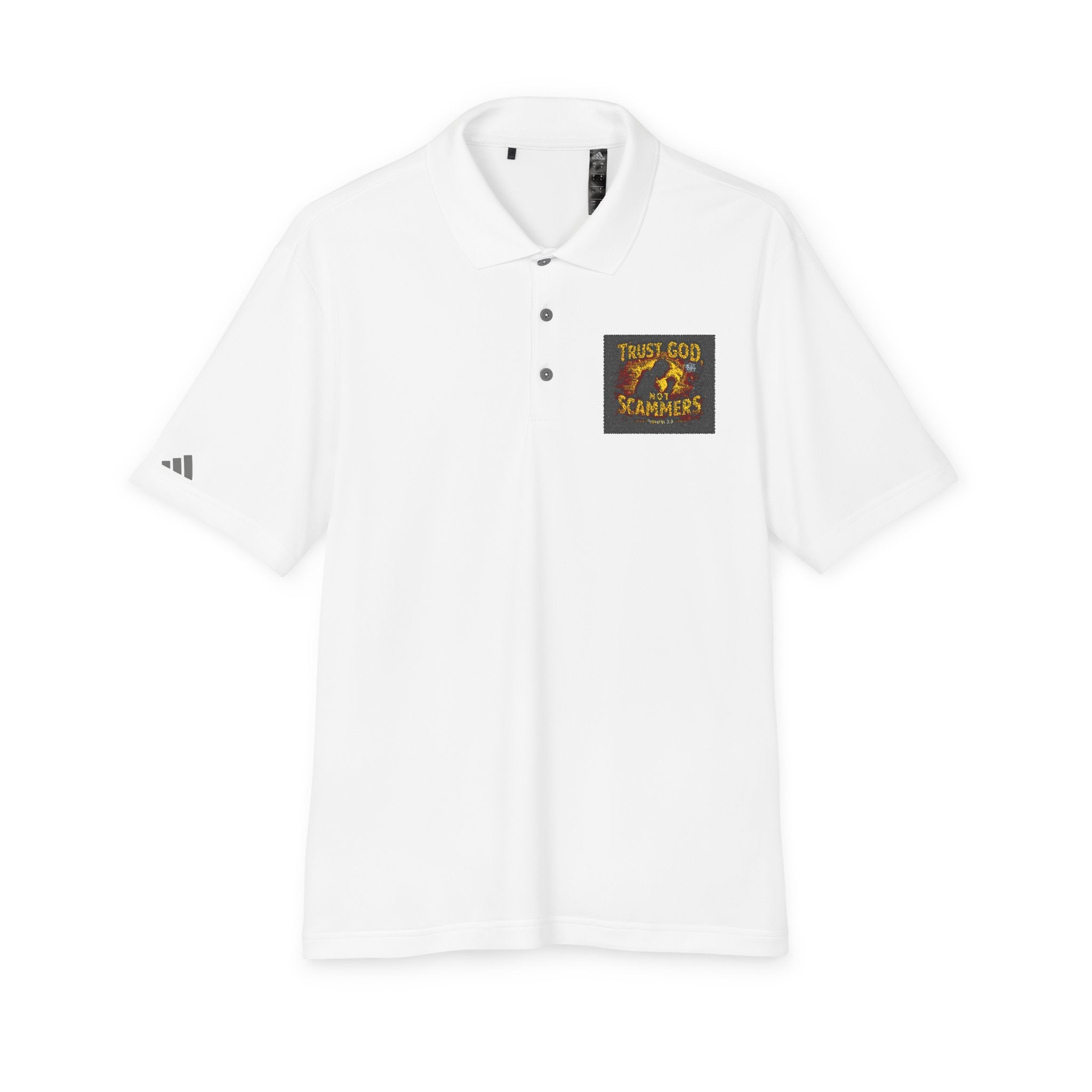 Performance Polo — 'There's Good Gammer' Patch Chest Logo