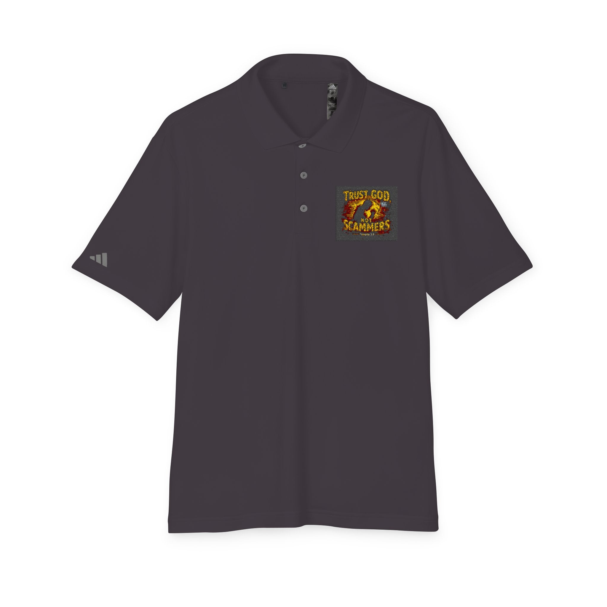 Performance Polo — 'There's Good Gammer' Patch Chest Logo