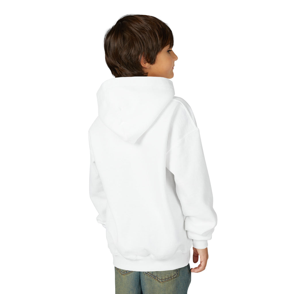Youth Hoodie — "WARNING: Scammers Lie. Jesus Doesn't." Christian Message Sweatshirt